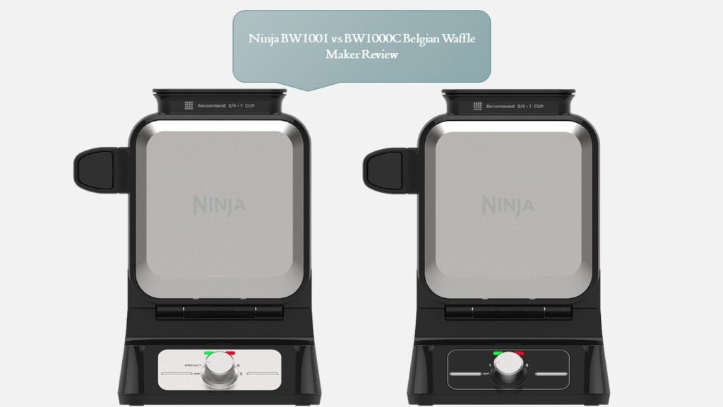 Ninja BW1001 vs BW1000C Belgian Waffle Maker