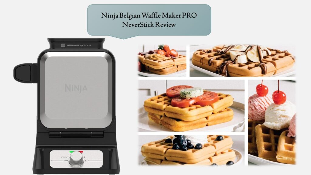 Ninja Belgian Waffle Maker PRO NeverStick