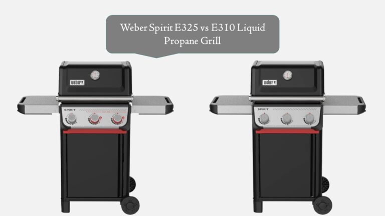Weber Spirit E325 vs E310