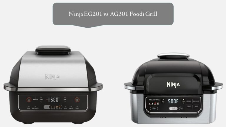 Ninja EG201 vs AG301 Foodi Grill