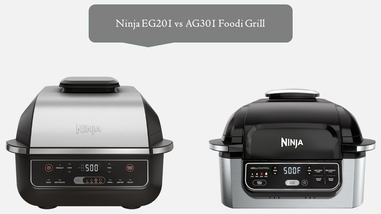 Ninja EG201 vs AG301 Foodi Grill